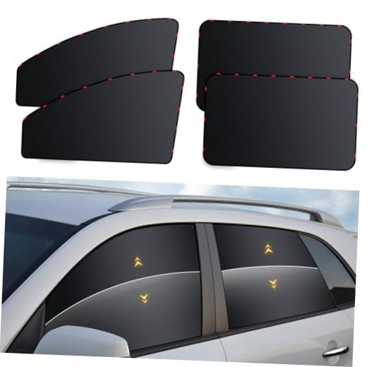 Car Window Shades – 4 Pack Car Window Covers Premium UV Blackout 4pcs