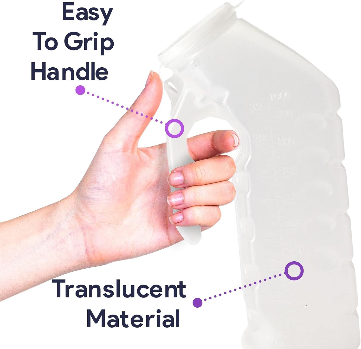 Urinals for Men Urinal Bottles Pee Bottle Camping Portable Toilet Spill Proof