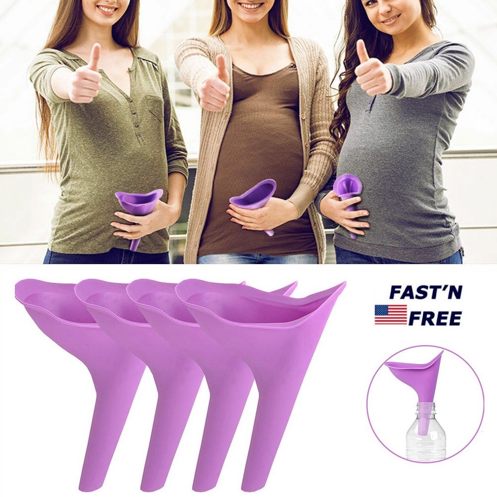 12PCS Female Ladies Portable Urinal Urine Funnel Camping Travel Toilet Women USA