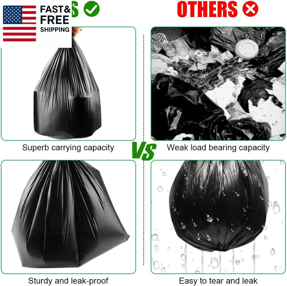 Camping Toilet Bags, 120 PCS (6 Roll) Portable Toilet Bags, Thickened Toilet Was