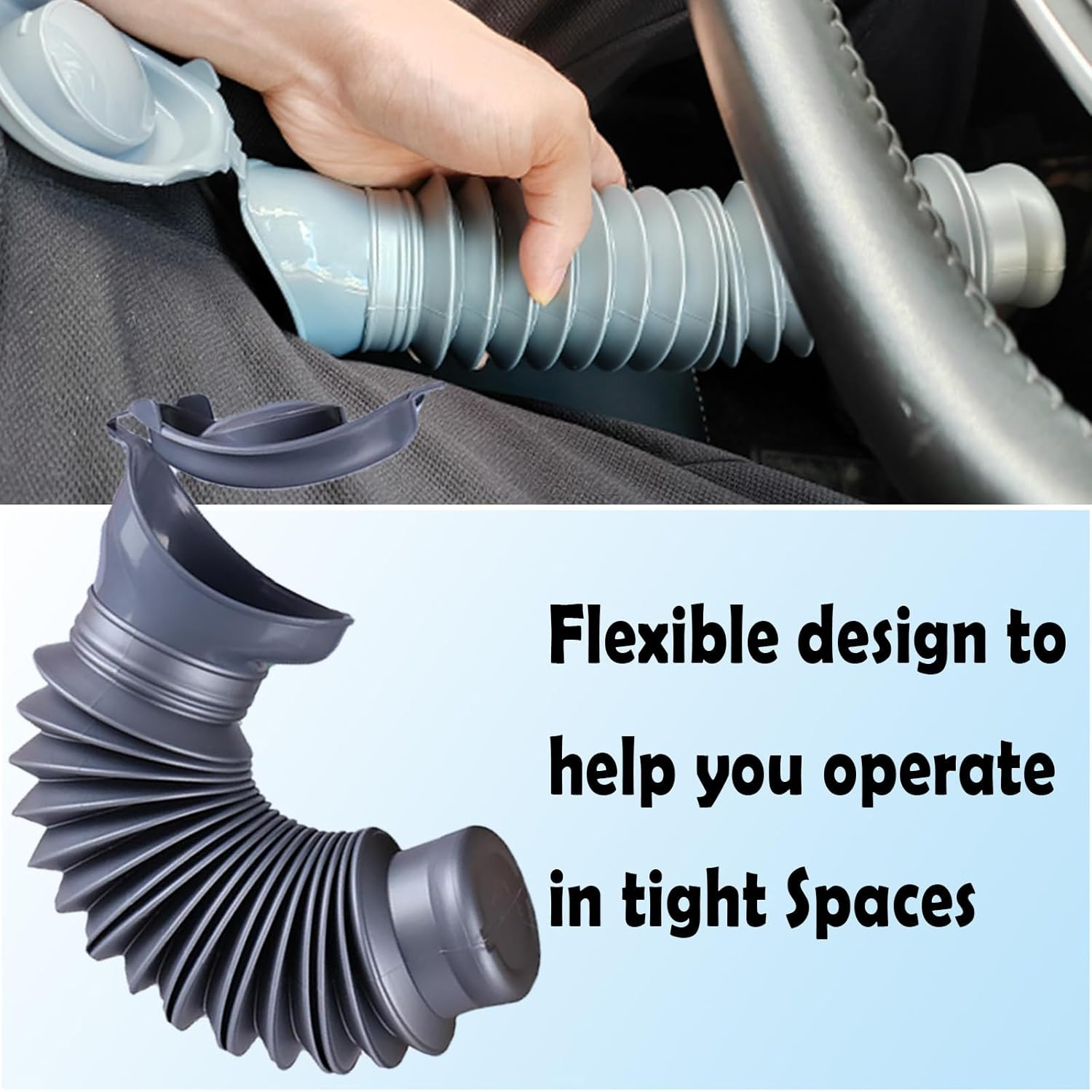 Portable Urinal for Men,Collapsible Pee Bottles for Men and Women,750 Ml,A Set o