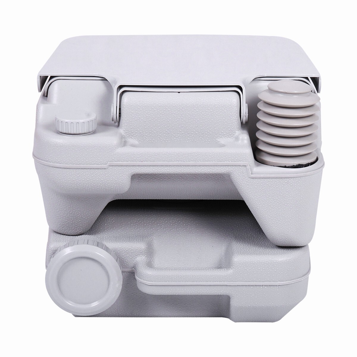 10L Portable Camping Toilet 2.6 Gallon Flush Travel Vehicle Boat Toilet Potty
