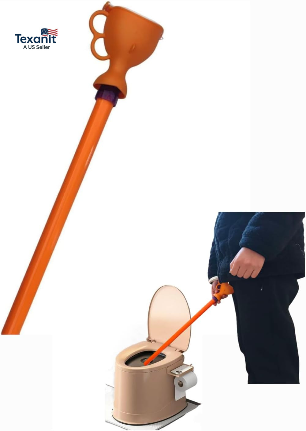 Portable Men’S and Women’S Urinal Funnel, Reusable Stand to Pee Design for Campi