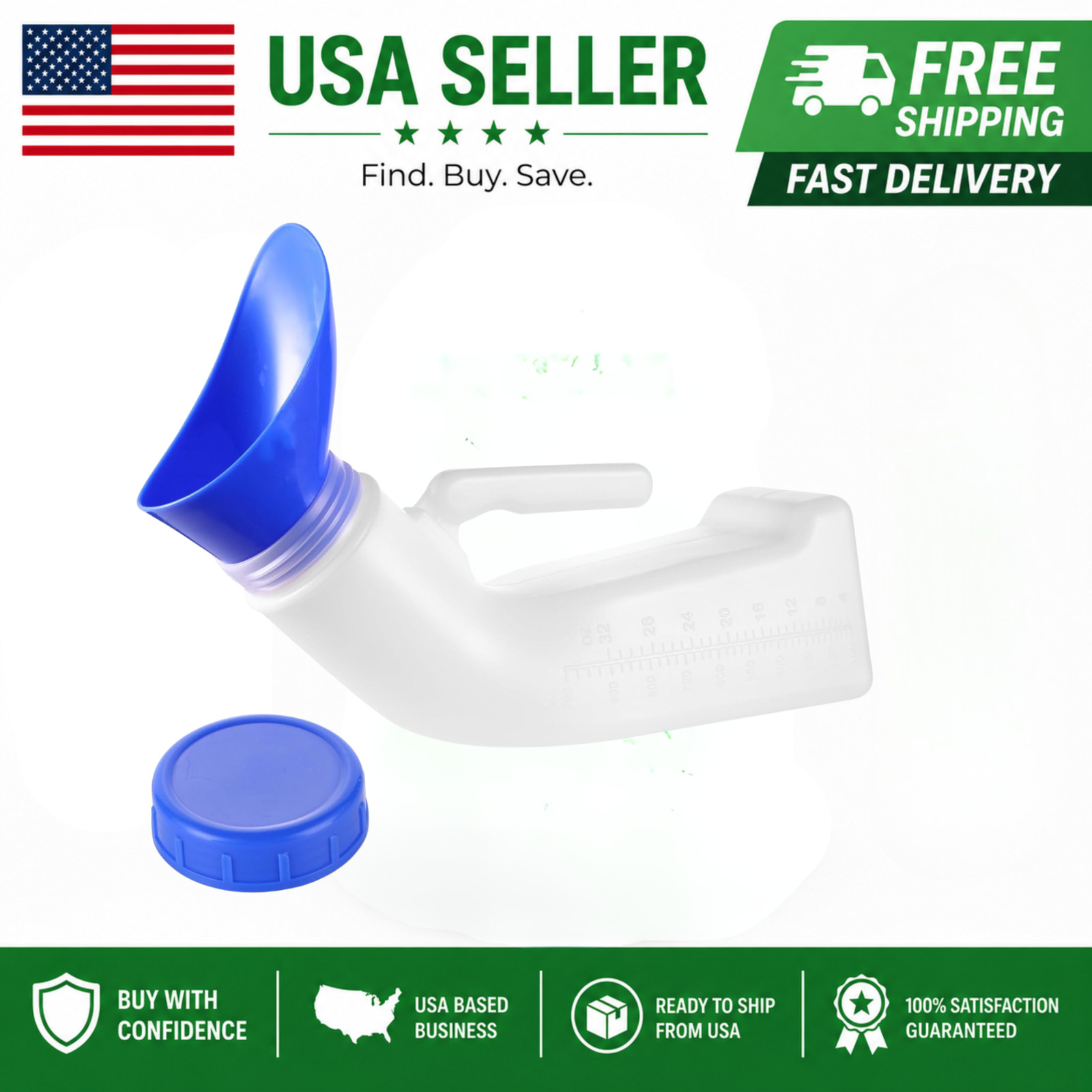 Urinals for Men Women Unisex Urinal Bottle Spill Proof Portable Pee Bottles Fema