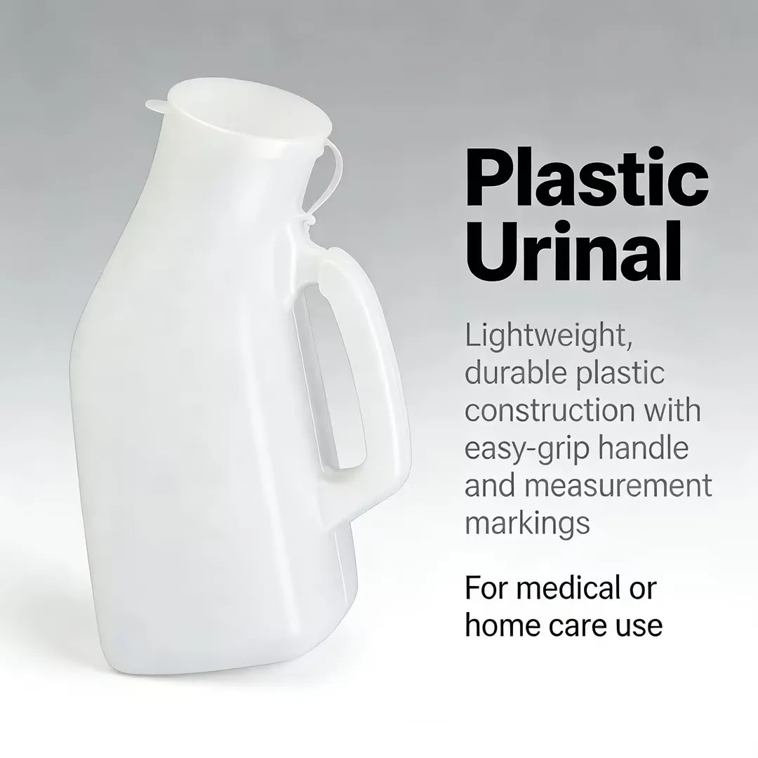 Portable Men Mobile 1200Ml Toilet Car Travel Camp Urine Pee Handle Urinal Storag