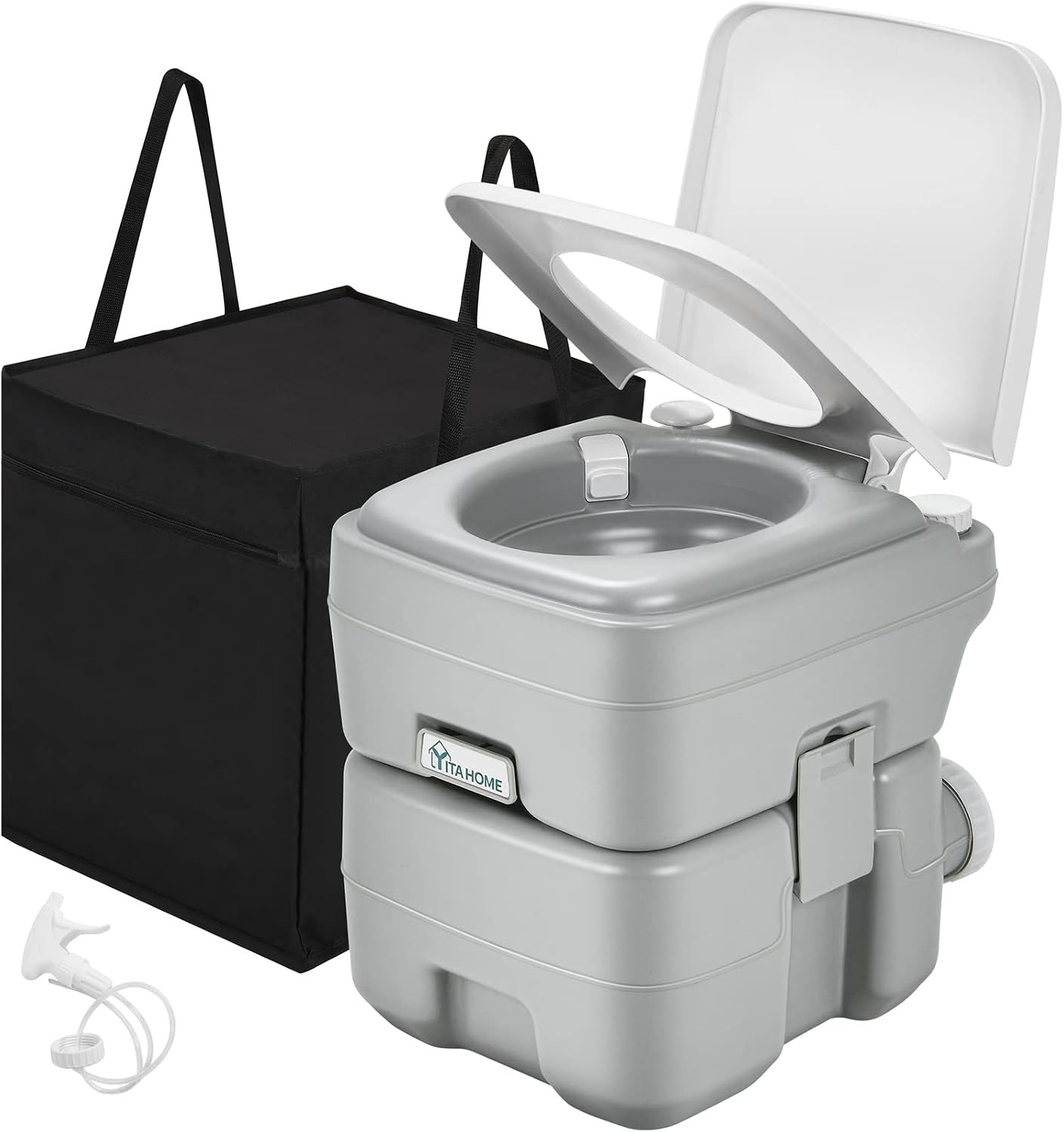 Camping Toilet YITAHOME Carry Bag 5.28Gal Hand Sprayer