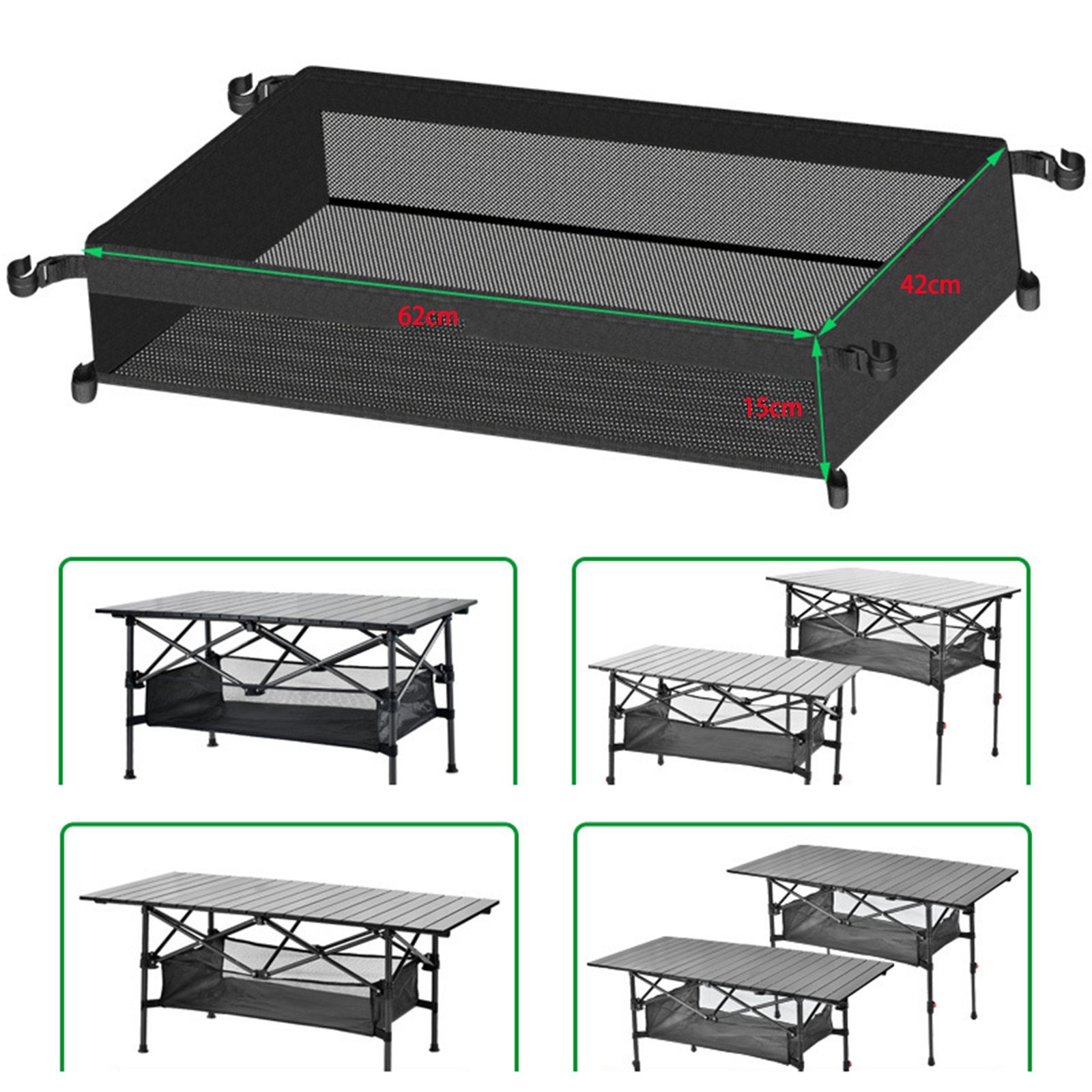 Multipurpose Under Table Storage Bag Perfect for Camping Picnics and More!