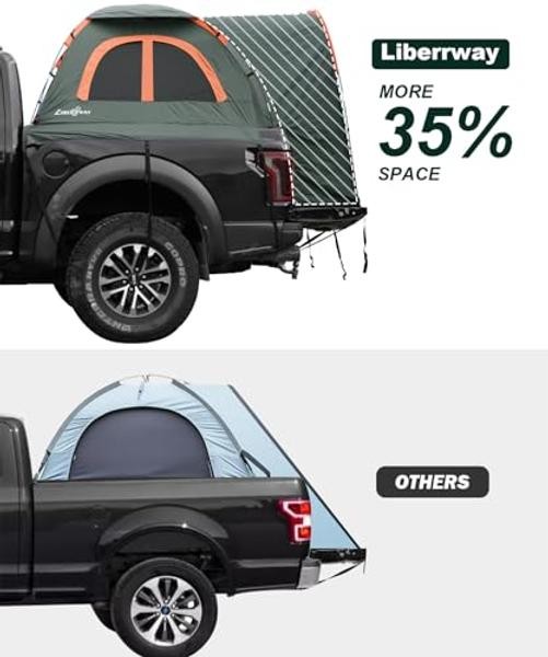 Truck Bed Tent for 2 Person, 5.5-5.8 FT Pickup Truck 5.5-5.8Ft (NO RAIN FLY)