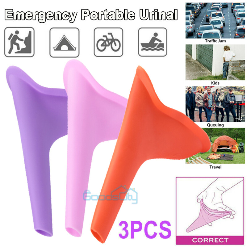 3-30 PCS Portable Female Urinal Funnel Camping Travel Toilet Stand Pee Device