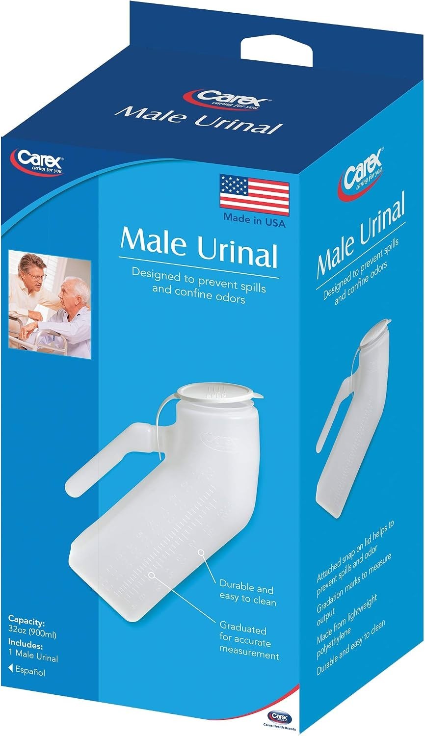 Smooth-Edged Portable Urinal for Men – Hygiene Solution for Travel & Outdoors