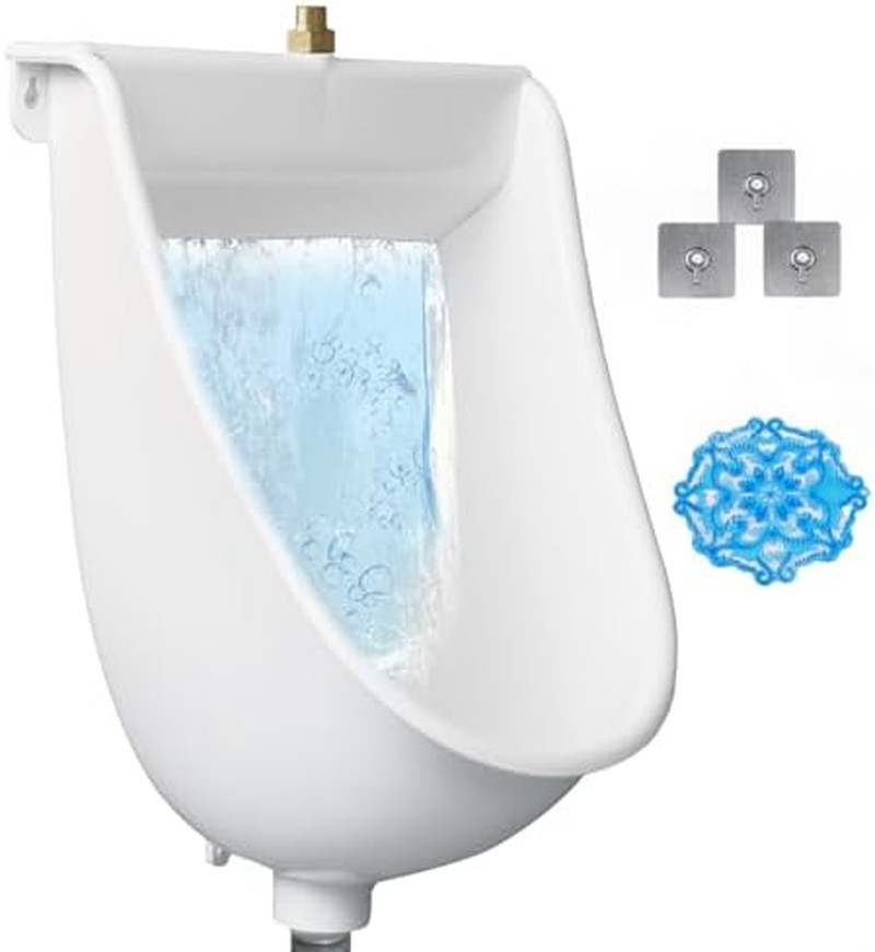 Wall Mounted Waterless Urinal for Men – Ideal for Garage, Shed, or RV