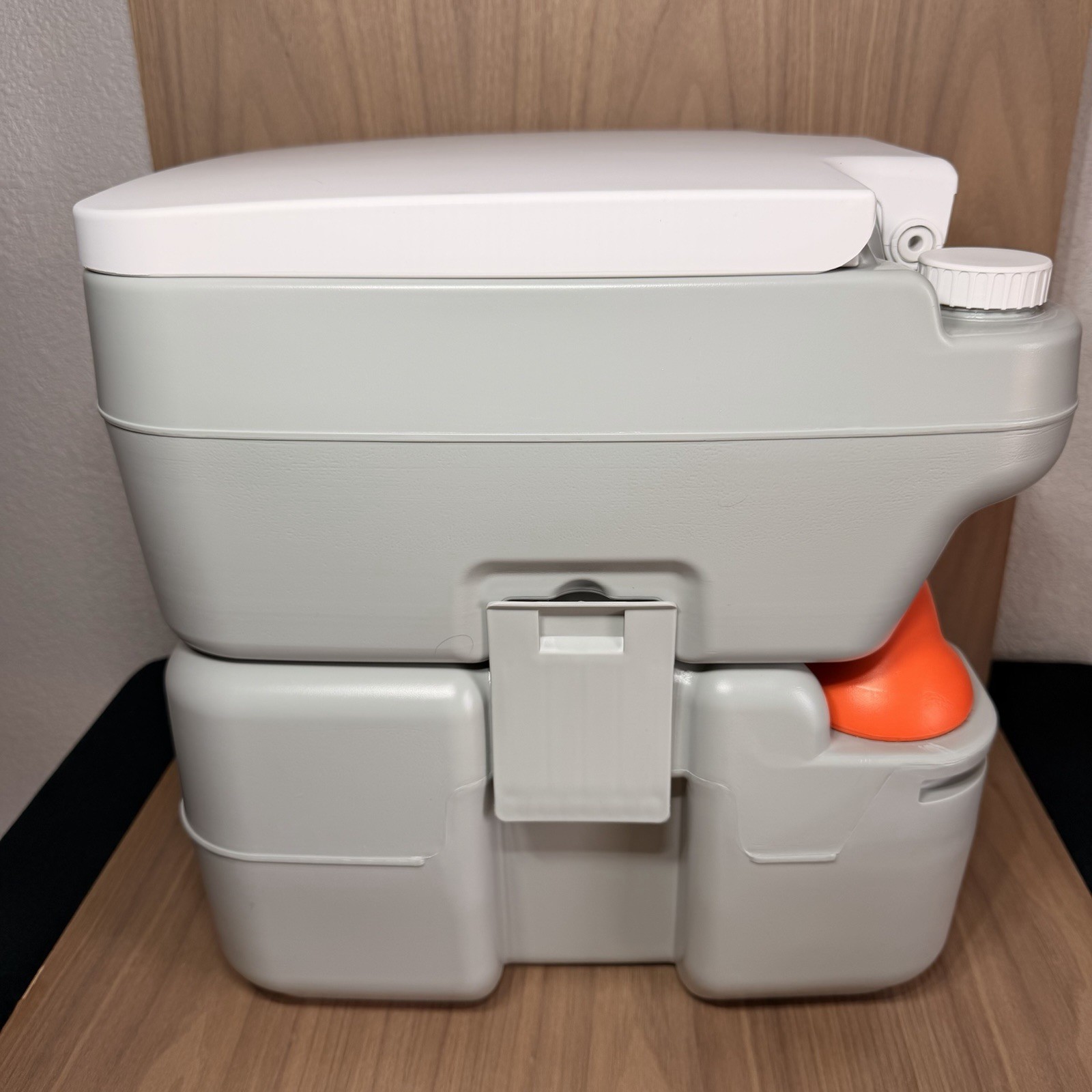 SereneLife SLCATL320 Portable Camping Toilet – Open Box, New