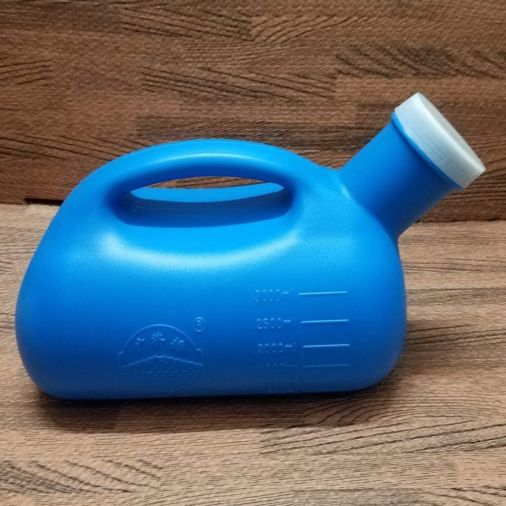 Large Capacity 3000ML Male Urinal – Ideal for Bedridden & Travel Use – Blue
