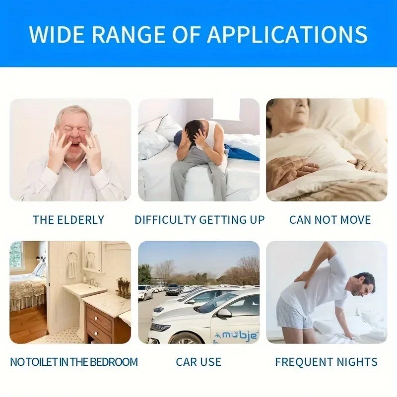 Portable Car Urinal Bottle Unisex Emergency Travel Toilet with Adapter