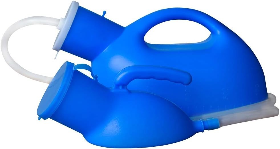 2000ml Portable Urinal for Men Leak Proof Travel Urinal with Tubing Funnel Brush