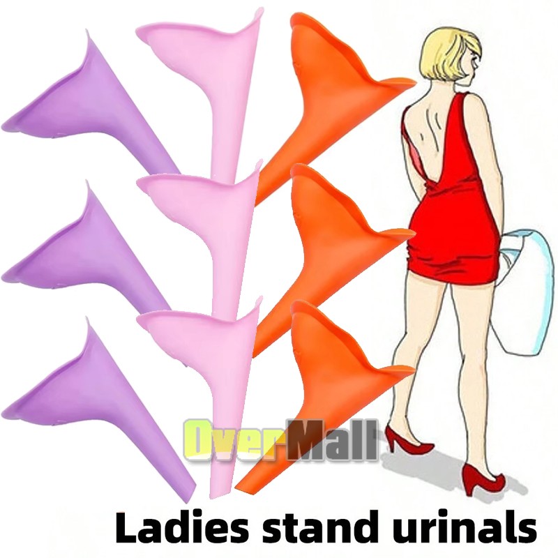 Female Urination Device, Silicone Female Urinal Women Funnel, Reusable Portable