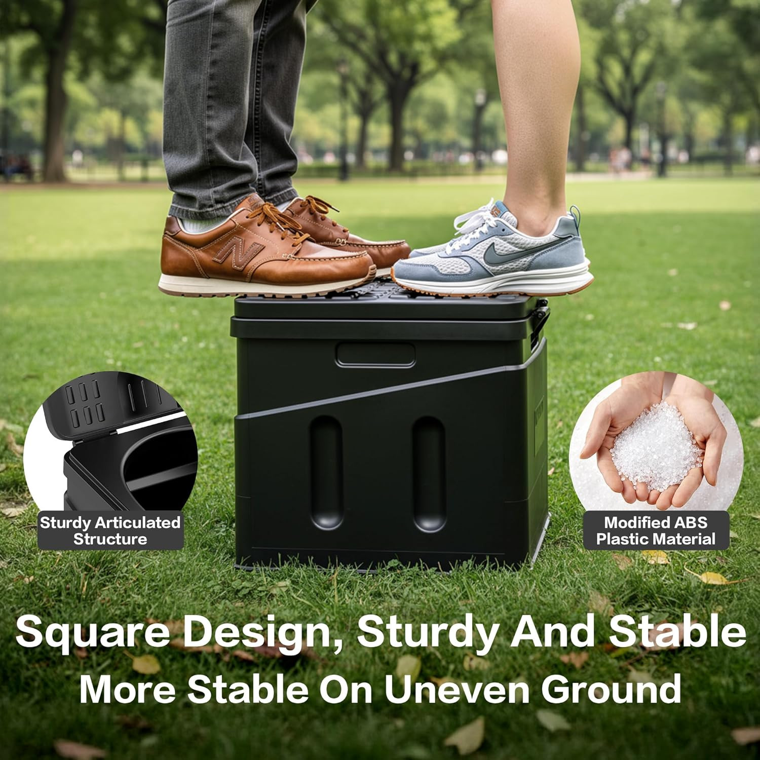 Portable Toilet,Camping Toilet Have Small Foldable Size. It Is Compact Portable