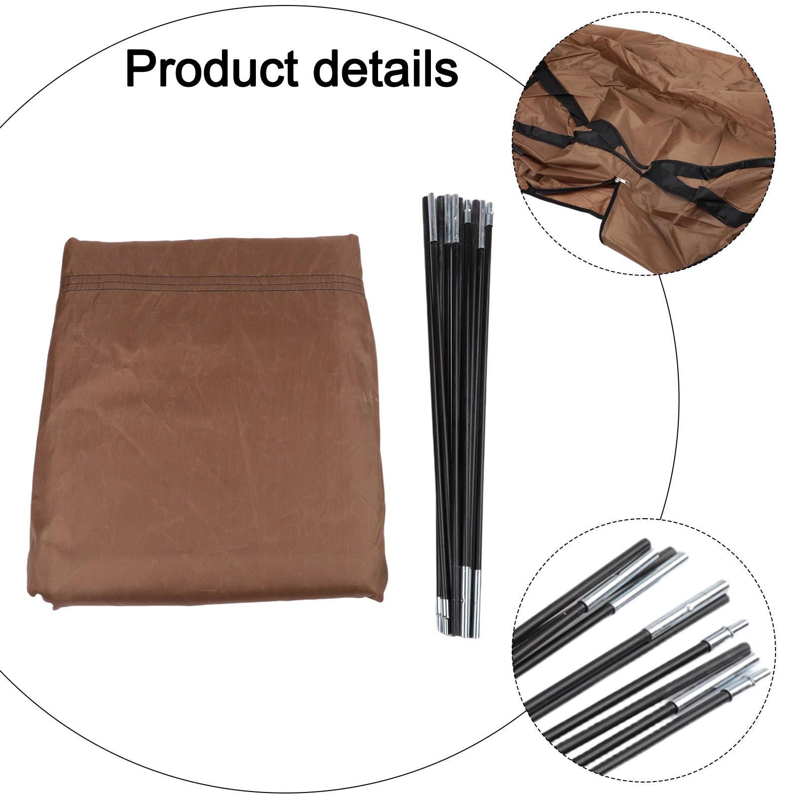 Camping Dresser Collapsible RV Organizer Camping RV 6.9mm Fiberglass Rod