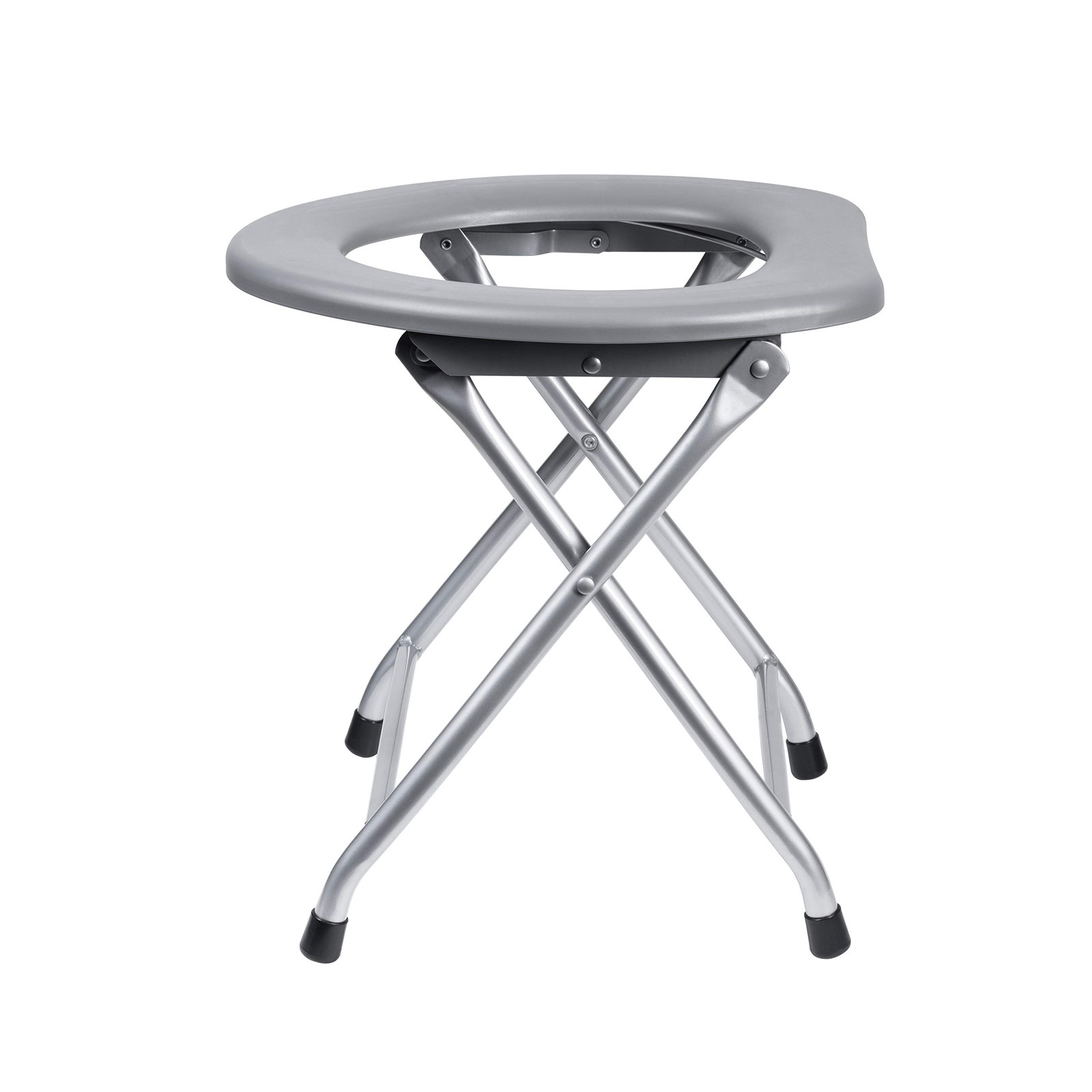Portable Toilet Seat – Compact Lightweight Indoor & Outdoor Commode w/Built-I…