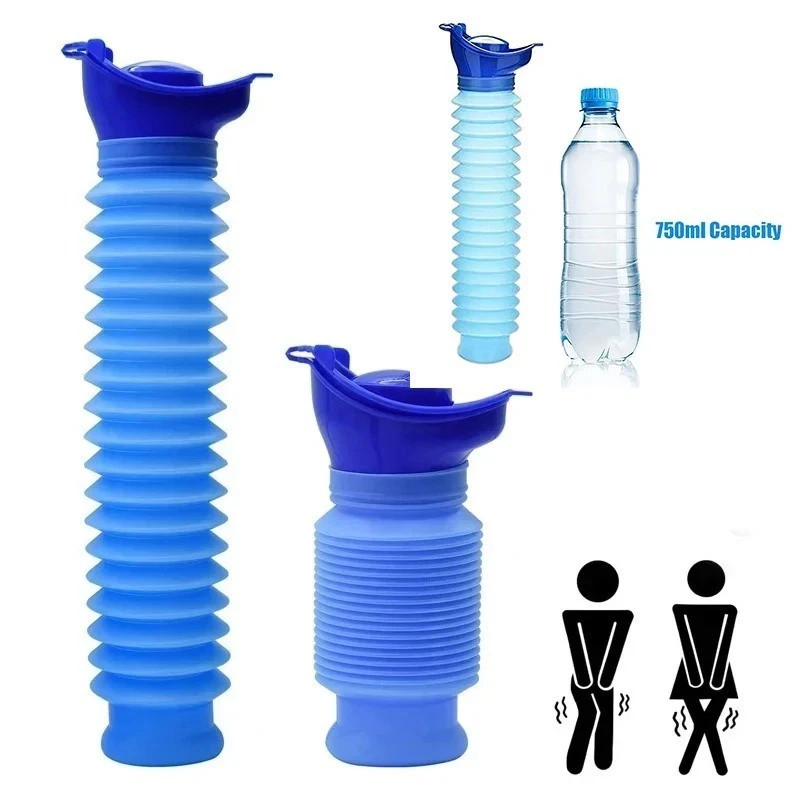 Male Female Portable Urinal Travel Camping Car Toilet Pee Bottle Emergency Kit