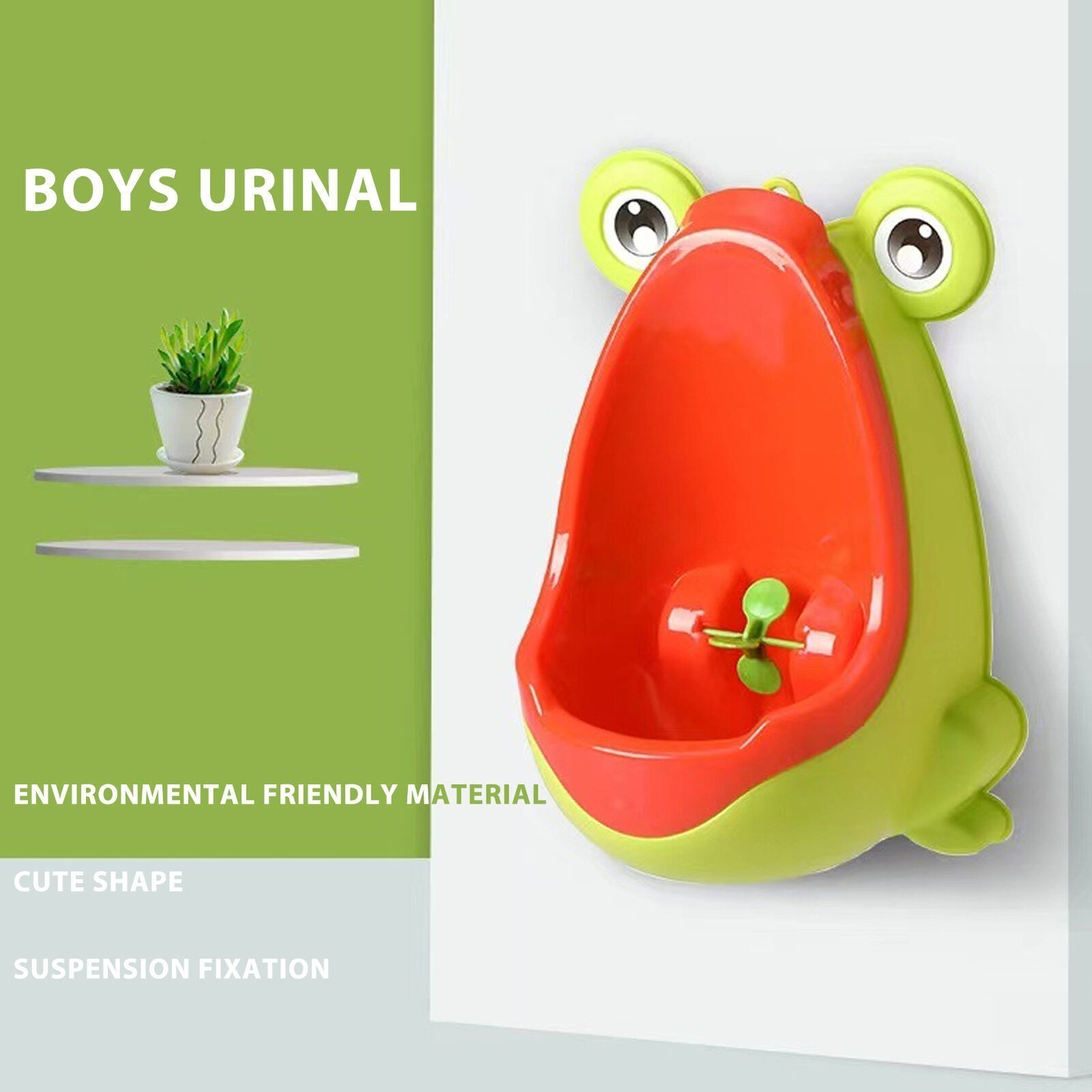 Children Urinal Funny Aiming Target Plastic Wall Mounted Potty Training Urinal