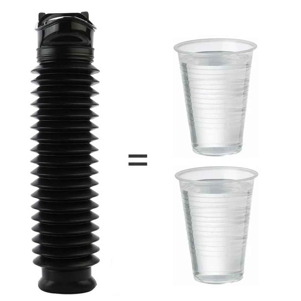 Set of 2 Portable Travel Urinal Collapsible Urinals for Men and Women Reusabl…