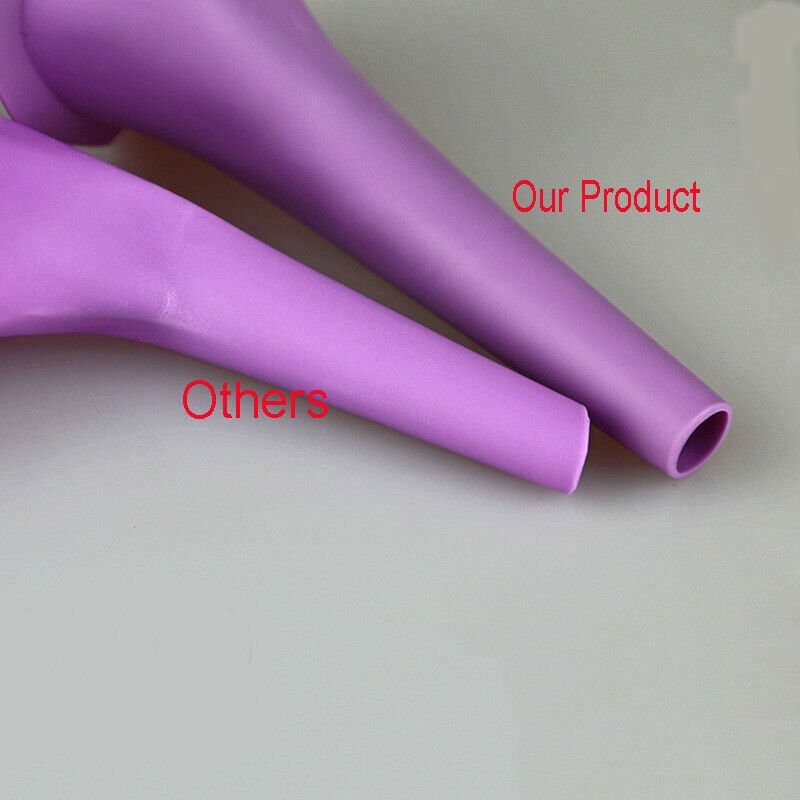 4PCS Portable Female Urinal Soft Silicone Urination Device Stand Up Emergency