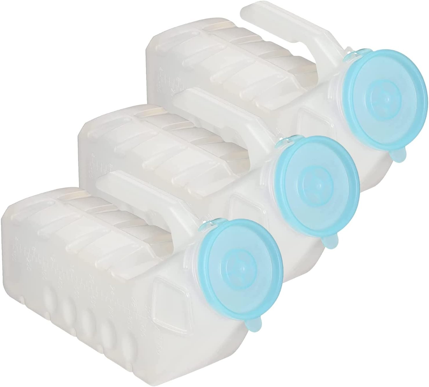 Durable 3-Pack Portable Urinals for Men, Perfect for Travel and Emergencies