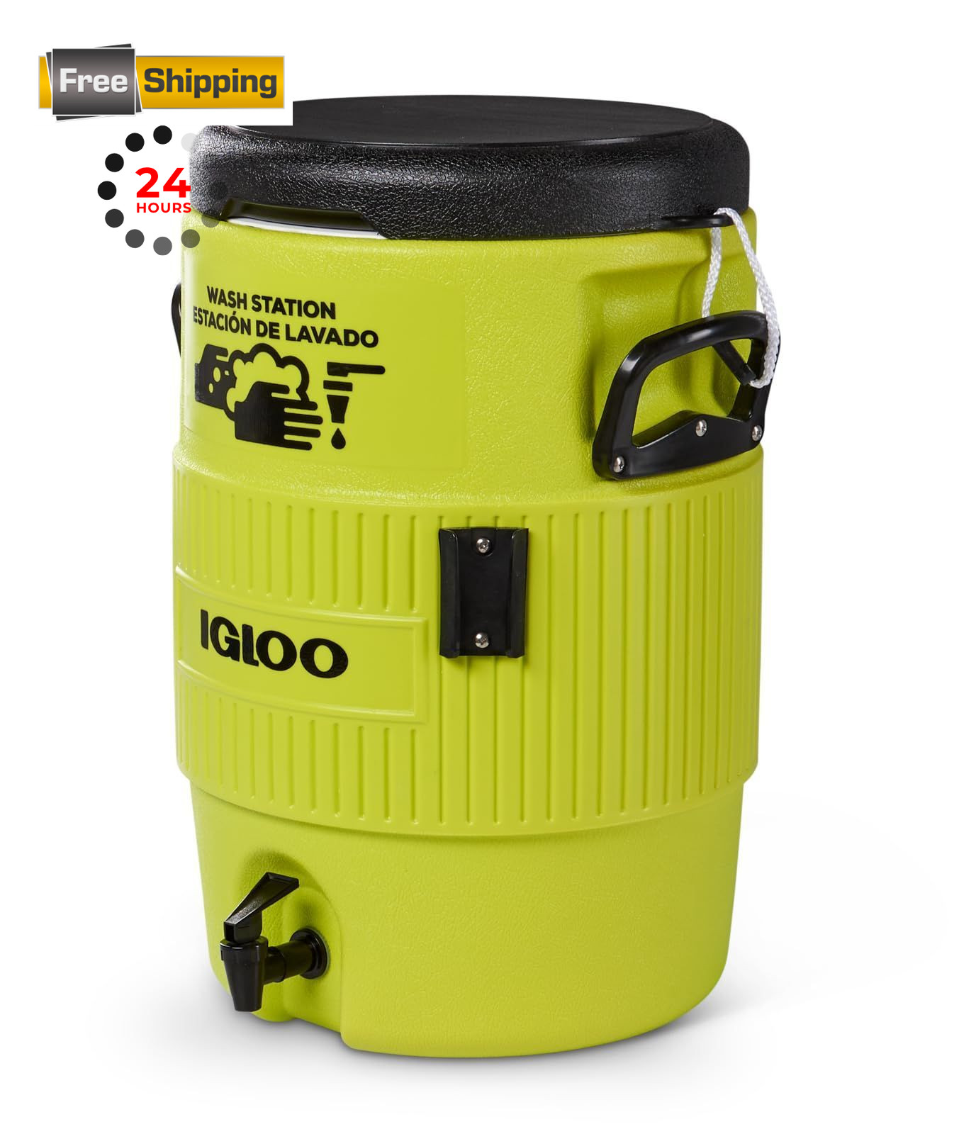 Igloo Hardsided Commerical Acid Green 5-Gallon 5 Gallon, 5 Gallon
