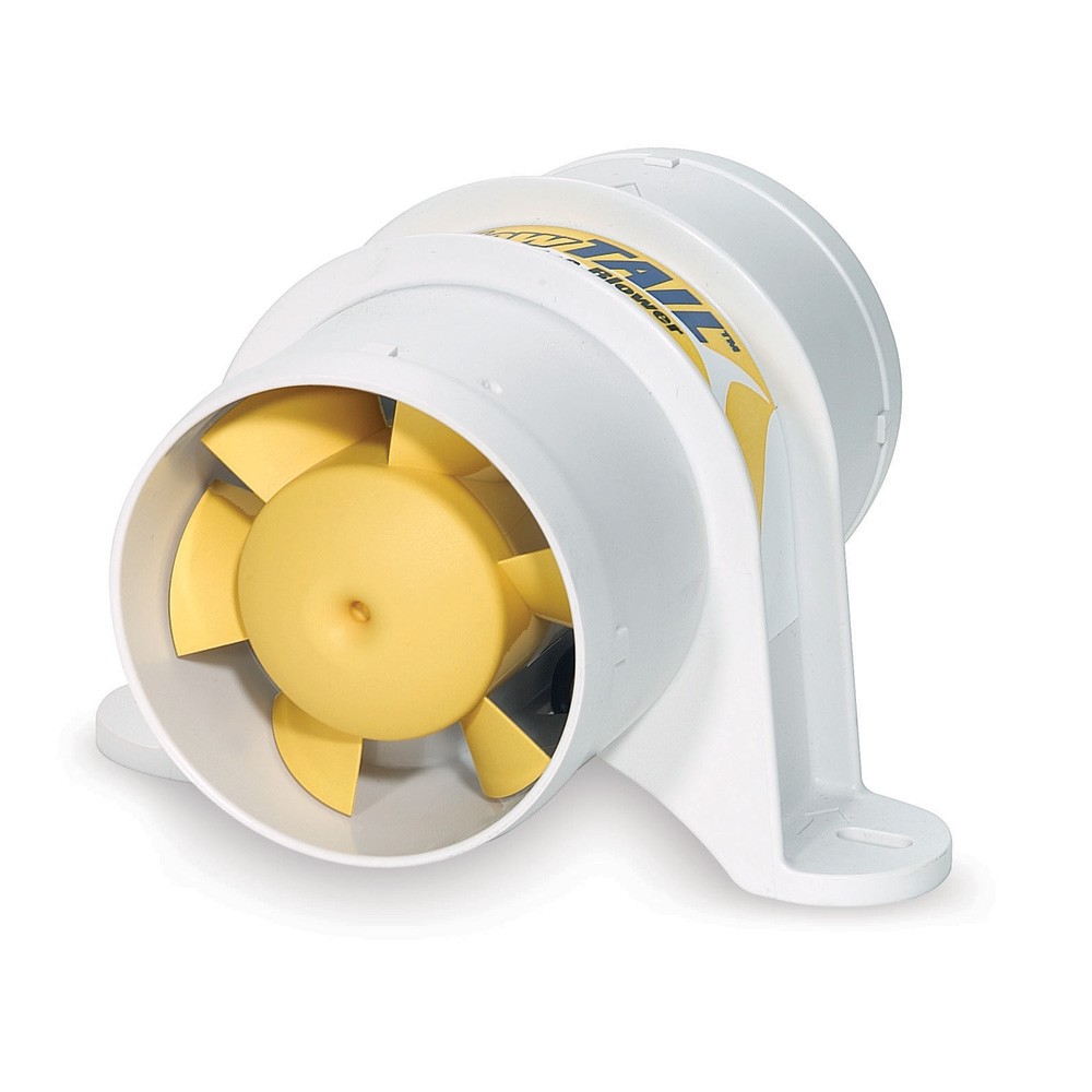 Shurflo Yellowtail & Trade 3″ Marine Blower – 12 Vdc, 120 Cfm