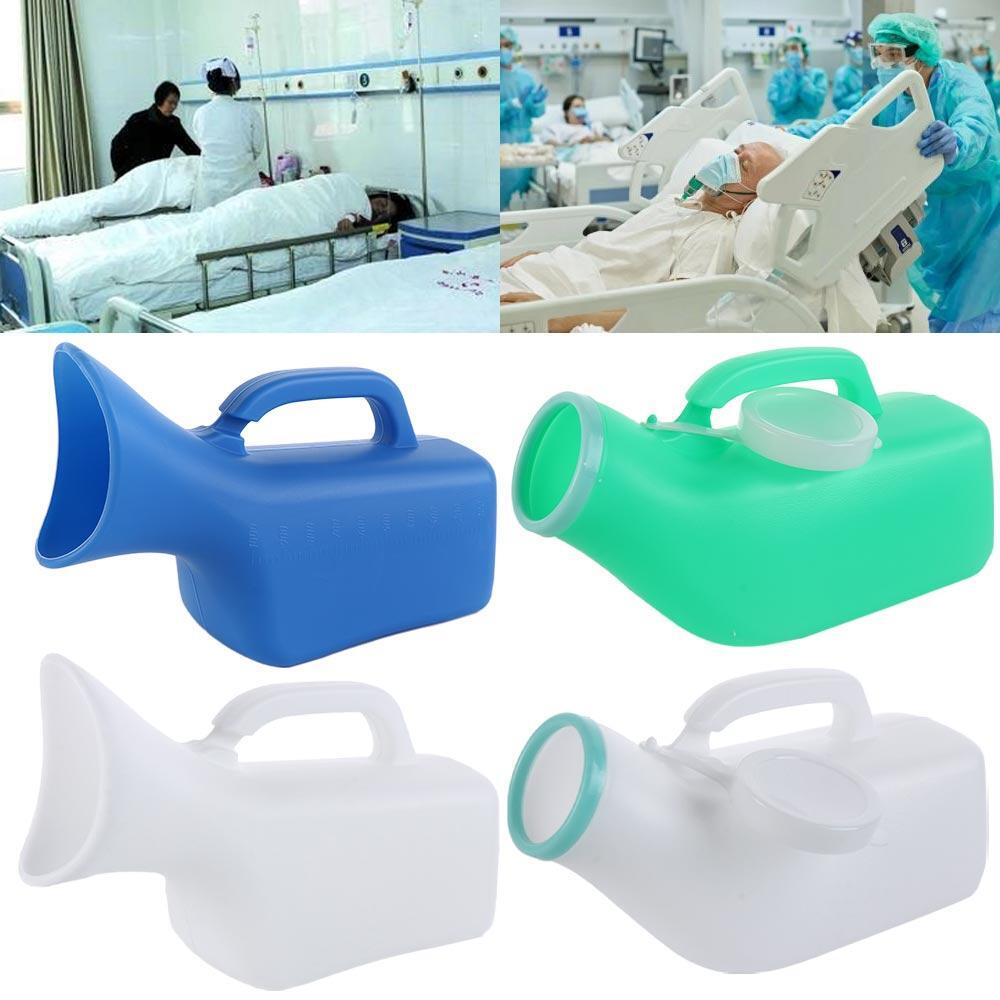 1200ml Large Capacity Mobile Urinal Night Urinary Bottle Urinal With Lid Unisex