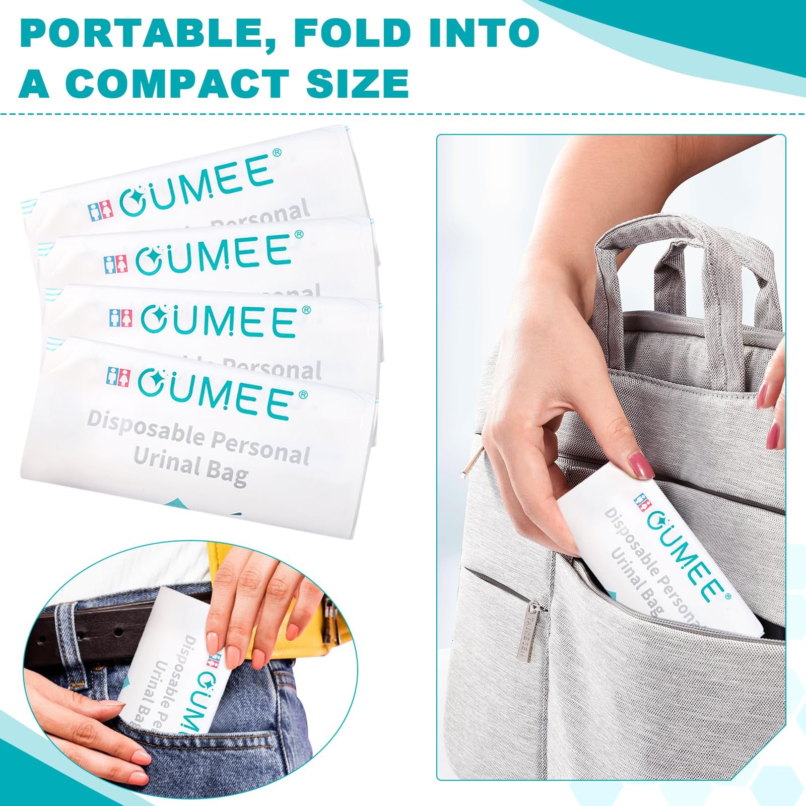 8/12/20/23/28 Pcs Emergency Disposable Urinal Bags, 700 ML Camping Pee Bags U…