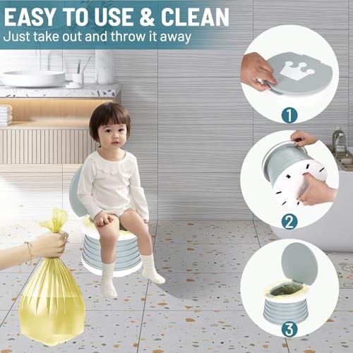 portable, foldable potty seat for toddler, Training Toilet Seat Small Gray