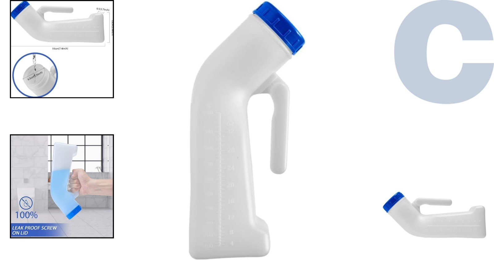 Family-Friendly Urinals with 1000ml Capacity – Perfect for Camping & Travel
