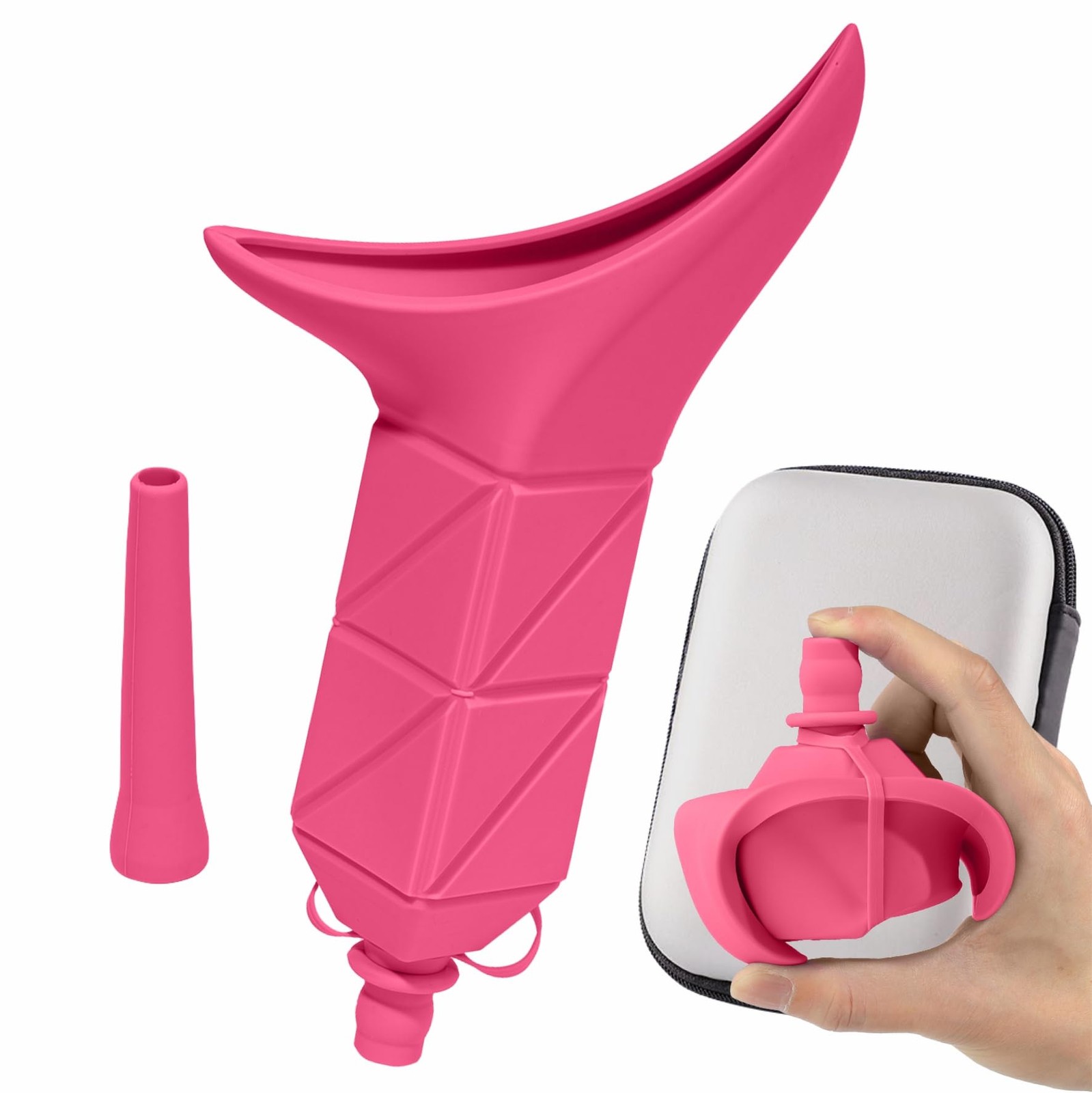 Foldable Female Urinal, Female Urination Device, Reusable Women Pee Funnel Al…