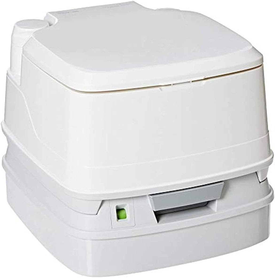 Thetford 345 White Portable Toilet – Compact, Easy Flush, Sanitary Design