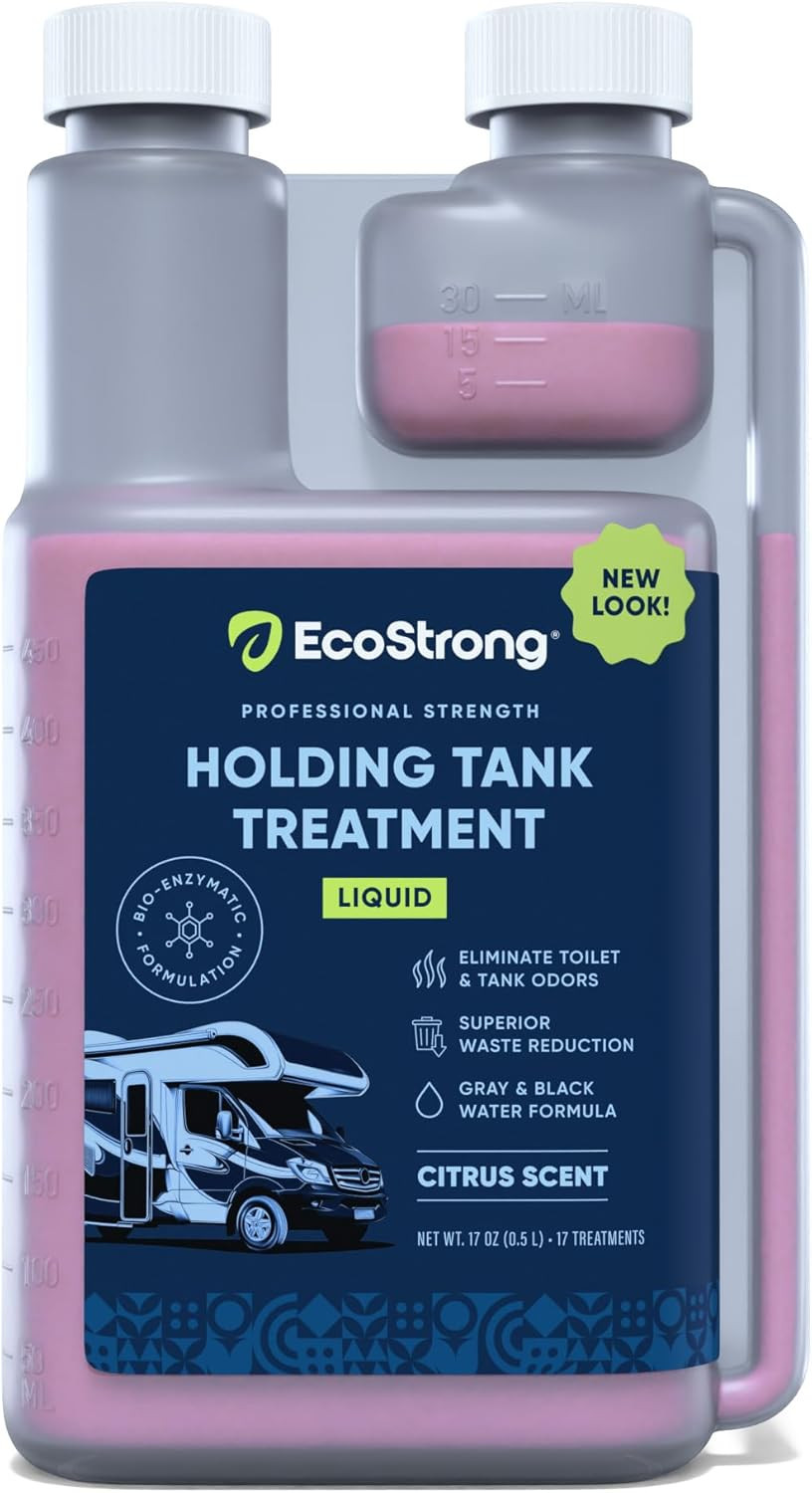Eco Strong RV Toilet Treatment | 17 Fl Oz (Pack of 1), Citrus Scented – 17 oz
