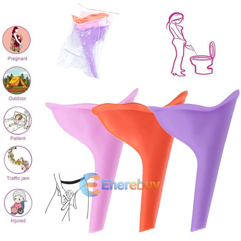LOTS Portable Urinal Funnel Female Woman Ladies She Urinal Urine Funnel Outdoor