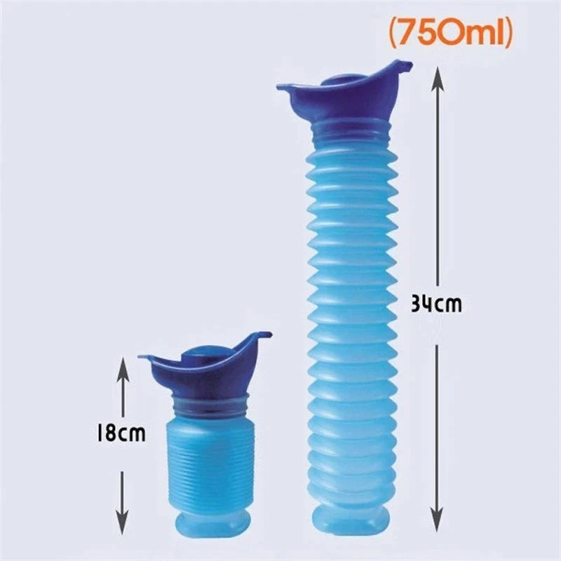 Male Female Portable Urinal Travel Camping Car Toilet Pee Bottle Emergency Kit