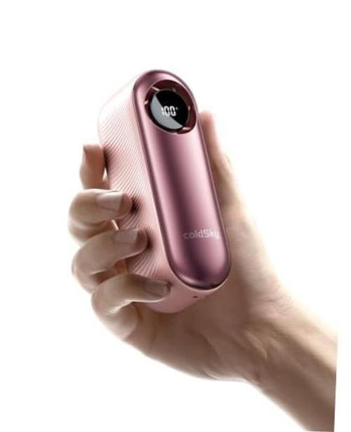 Portable Handheld Turbo Fan, 4000mAh Rechargeable Personal Mini Fan, 1 Pink