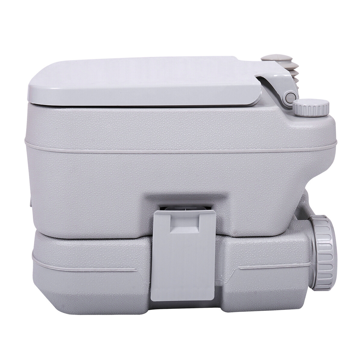 Lightweight Portable Toilet Flushable Camping Sanitary Outdoor Travel 2.6 Gallon