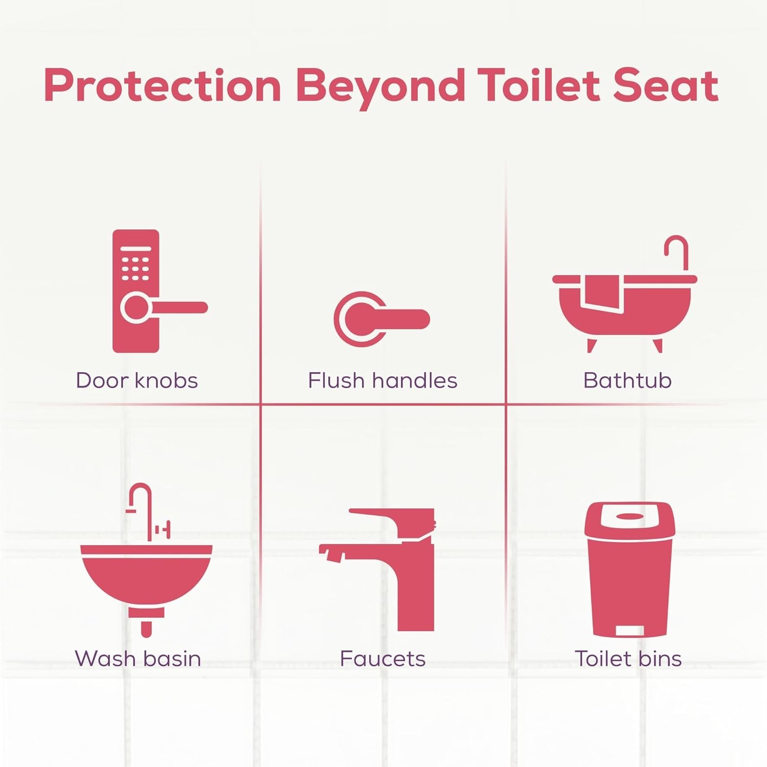 Evereve Pee Secure Toilet Seat Sanitizer Spray Combo, Pack of 2, 100ml