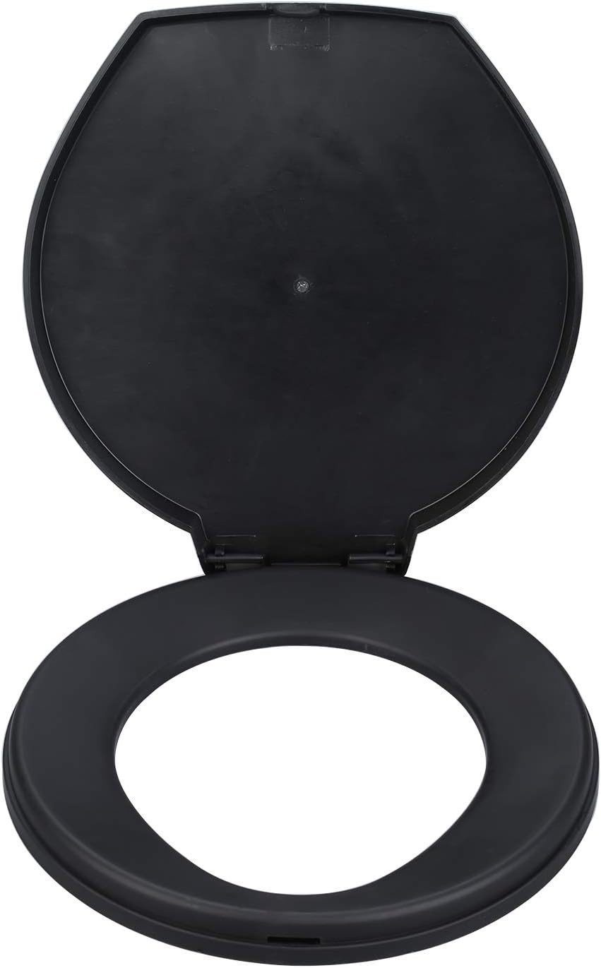 Camping Portable Toilet Seat Snap-On for 5 Gallon Bucket Emergency Loo Cover New