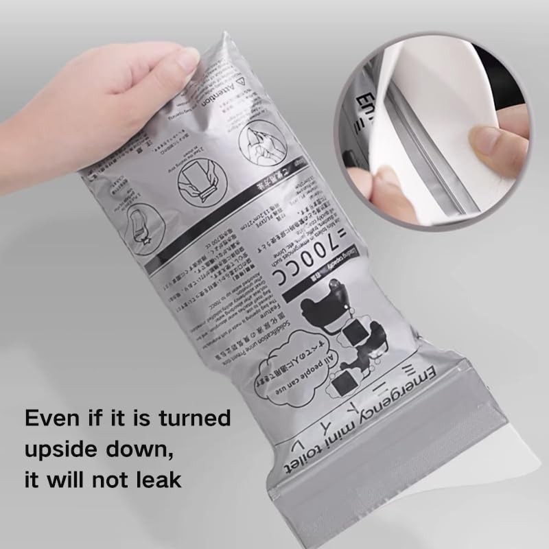 Disposable Urine Bag For Travel Mobile Emergency Toilet In Car 700 Ml Gel Urine
