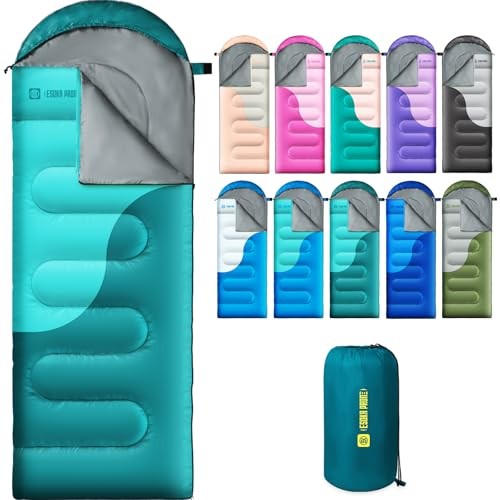 Sleeping Bags for Adults&Kids,Lightweight Waterproof Warm Weather Aquamarine