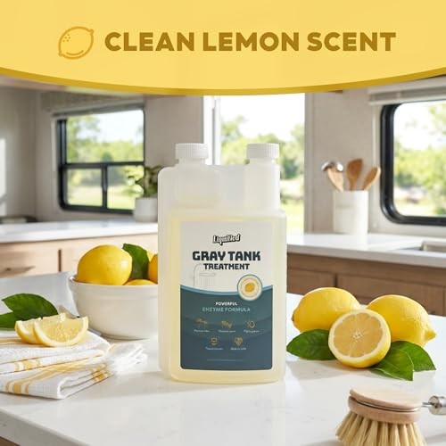 – Gray Holding Tank Digester – Odor Eliminator – Lemon Scent – Matts RV 1
