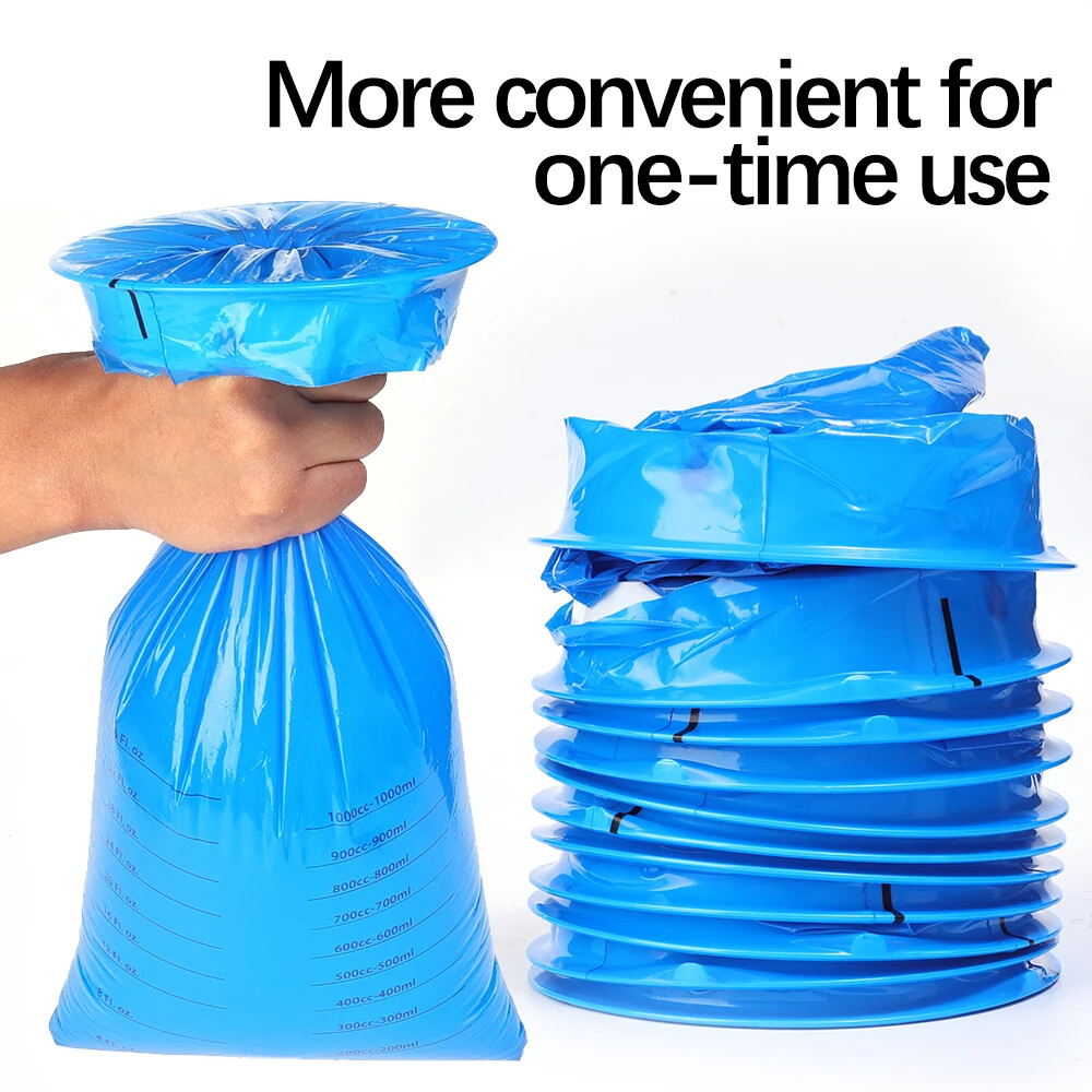 Disposable Vomit Bag for Travel Car Airplane Nausea Motion Sickness Relief