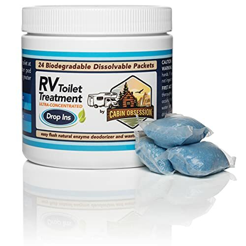 Rv Toilet Treatment Drop Ins 24 Easy Flush Selfdissolving Rv Black Tank Treatmen