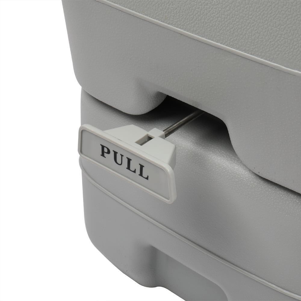 Portable Toilet Flush Travel Camping Commode Potty Outdoor/Indoor 5 Gallon 20 L
