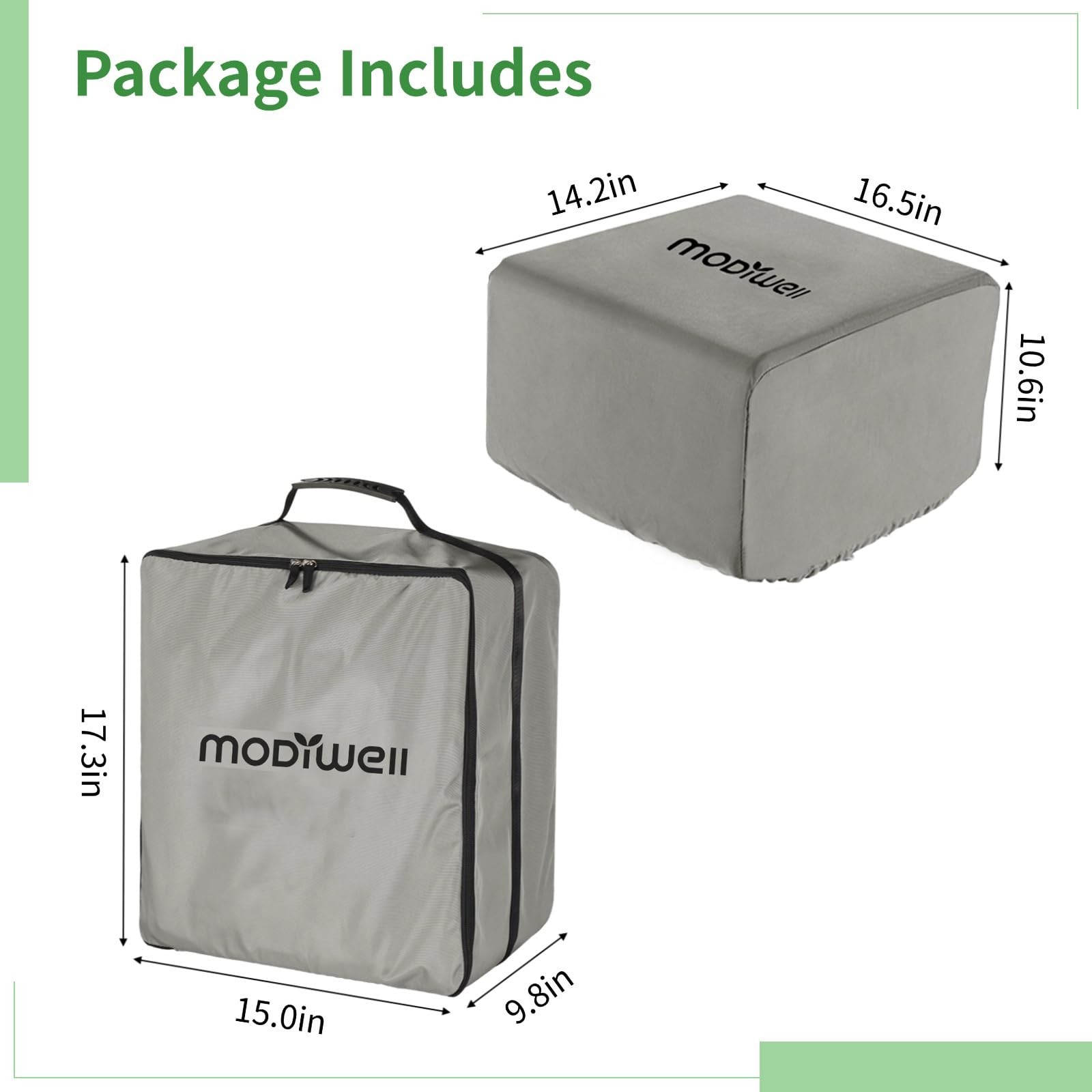 Modiwell LE-310 Dry Flush Toilet Carrying Bag with Waterproof Cover, Portable…